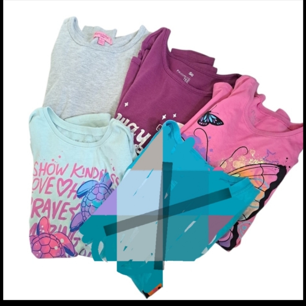 Girl's Bundle of 4 Tops - Size L